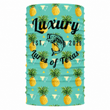 Luxury Face Shield /Neck Gaiter Pineapple