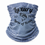Luxury Face Shield /Neck Gaiter Lightning