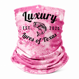 Luxury Face Shield /Neck Gaiter Pink Scale