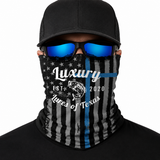 Luxury Face Shield /Neck Gaiter  Blue Lives Flag