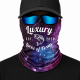 Luxury Face Shield/Neck Gaiter  Galaxy