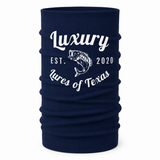 Luxury Face Shield/Neck Gaiter  Navy Blue