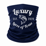 Luxury Face Shield/Neck Gaiter  Navy Blue