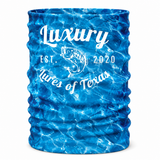 Luxury Face Shield /Neck Gaiter Reflection Blue