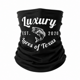Luxury Face Shield /Neck Gaiter Black