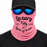 Luxury Face Shield /Neck Gaiter  Pink