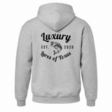 Hoodie with pockets - Black Back Logo