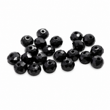 Luxury Glass Beads Black