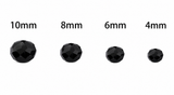 Luxury Glass Beads Black