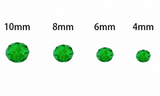 Luxury Glass Beads Malachite Green