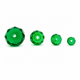 Luxury Glass Beads Malachite Green
