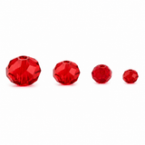 Luxury Glass Beads Siam Red