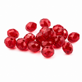 Luxury Glass Beads Siam Red