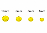 Luxury Glass Beads Citrine Yellow
