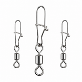 Barrel Swivel Duolock Snap -Stainless Black Nickel