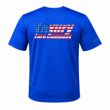 All American Dry-Fit Royal Short Sleeve