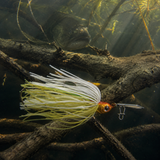 Vib-R-Bait Dark Chartreuse White Orange
