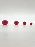 Luxury Glass Beads Siam Red
