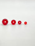 Luxury Glass Beads Siam Red
